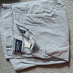 American eagle blue white striped shorts size 30